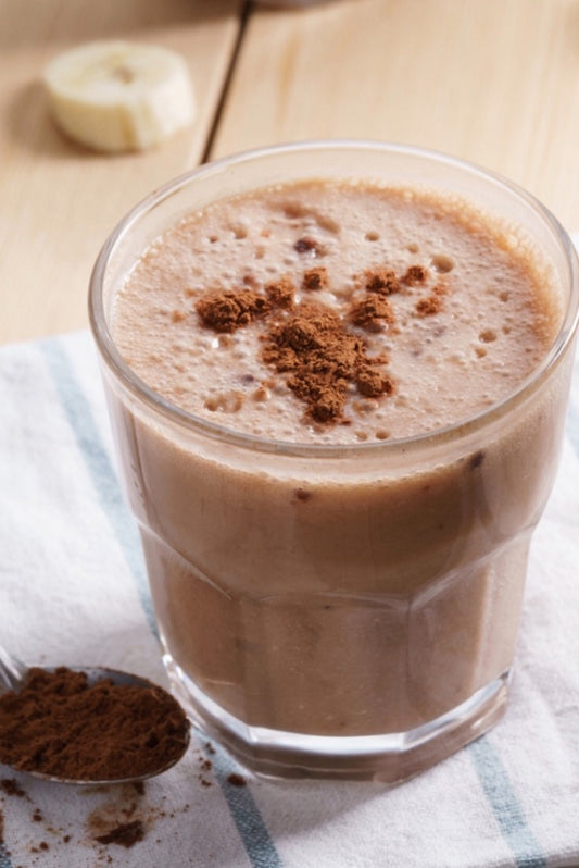 COFFEE, BANANA, PROTEIN SMOOTHIE