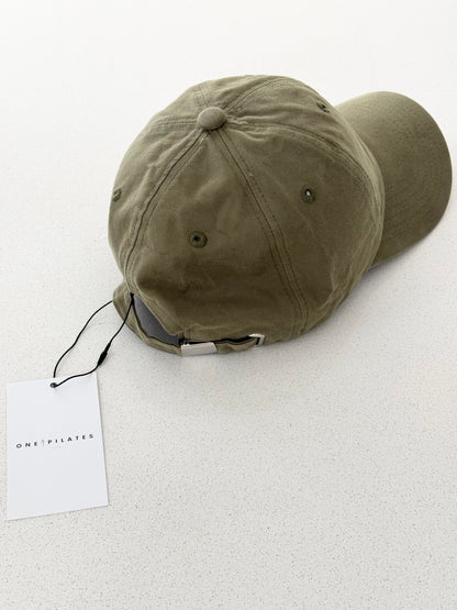 LOGO EMBROIDERED CAP IN KHAKI