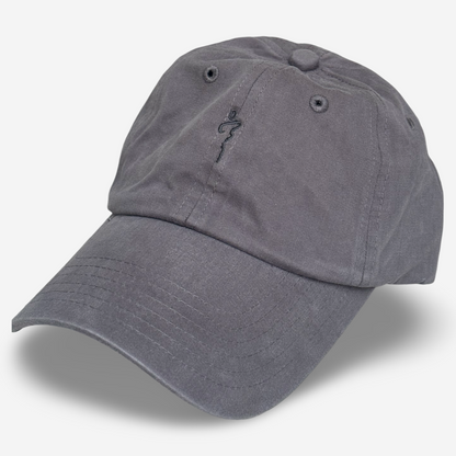 LOGO EMBROIDERED CAP IN GREY