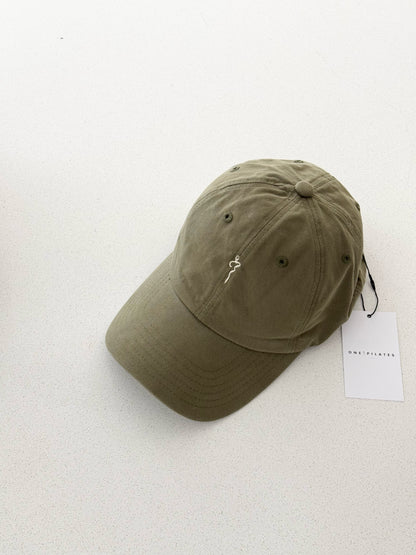 LOGO EMBROIDERED CAP IN KHAKI